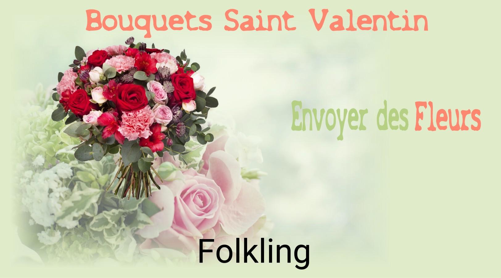 Roses de Saint-Valentin livrées à Folkling